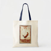 Peacock op Fresco Ancient Roman Antiek schilderen Tote Bag (Voorkant)