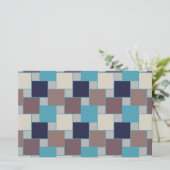 Peacock op het strand briefpapier (Staand voorkant)