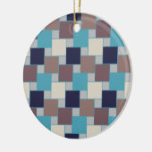 Peacock op het strand keramisch ornament (Links)