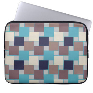 Peacock op het strand laptop sleeve