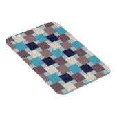 Peacock op het strand magneet (Rechterzijde)