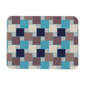 Peacock op het strand magneet (Horizontaal)