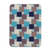 Peacock op het strand magneet (Verticaal)