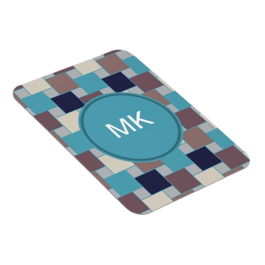 Peacock op het strand magneet (Rechterzijde)