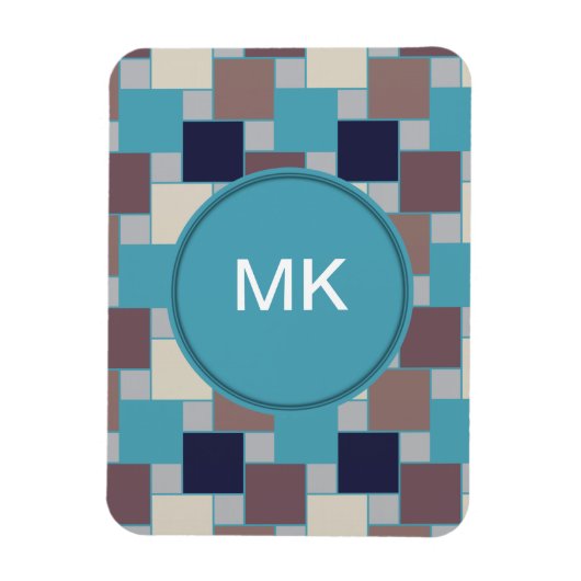 Peacock op het strand magneet (Verticaal)