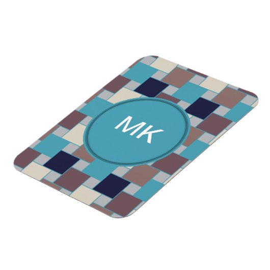 Peacock op het strand magneet (Linkerzijde)