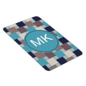 Peacock op het strand magneet (Rechterzijde)