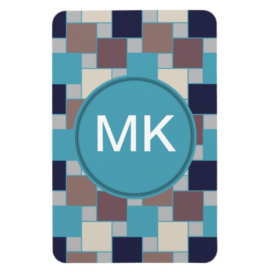 Peacock op het strand magneet (Verticaal)