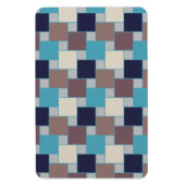 Peacock op het strand magneet (Verticaal)