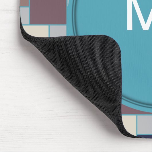 Peacock op het strand muismat (Hoek)