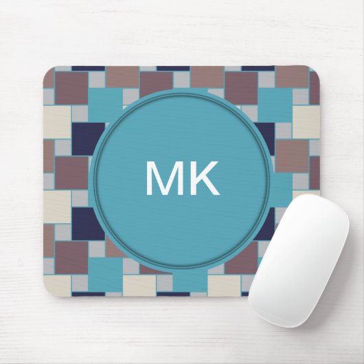 Peacock op het strand muismat (Met muis)