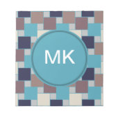 Peacock op het strand notitieblok (Voorkant)