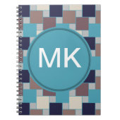 Peacock op het strand notitieboek (Voorkant)