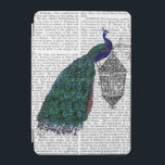 Peacock op lamp iPad mini cover<br><div class="desc">Dieren en Natuur</div>