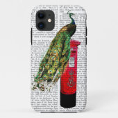Peacock op postvak Case-Mate iPhone case (Achterkant)