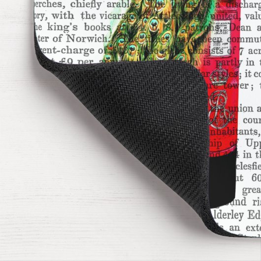 Peacock op postvak muismat (Hoek)