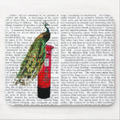 Peacock op postvak muismat (Voorkant)