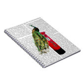 Peacock op postvak notitieboek (Rechterzijde)