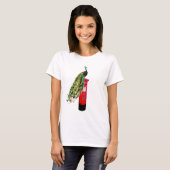 Peacock op postvak t-shirt (Voorkant volledig)