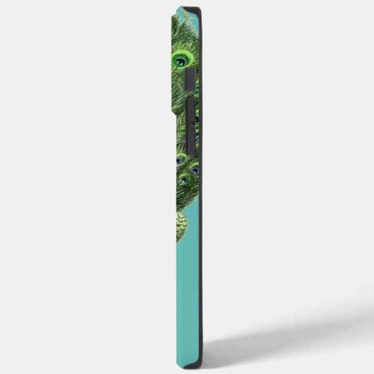 Peacock Open Fan Case-Mate iPhone Case (Achterkant / Links)