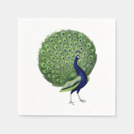 Peacock Open Fan Servet