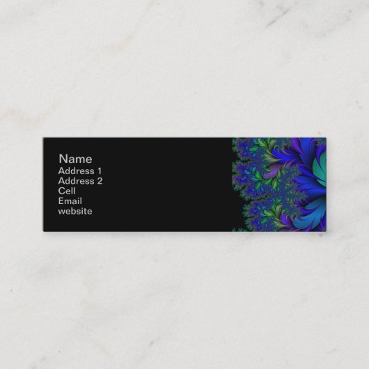 Peacock Ore 2 Mini Visitekaartje (Voorkant)