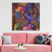Peacock Ore Chalcopyriet Marble Canvas Afdruk (Insitu (Woonkamer))