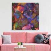 Peacock Ore Chalcopyriet Marble Canvas Afdruk (Insitu (Woonkamer))