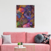 Peacock Ore Chalcopyriet Marble Canvas Afdruk (Insitu (Woonkamer))