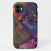 Peacock Ore Chalcopyriet Marble Case-Mate iPhone Case (Achterkant)
