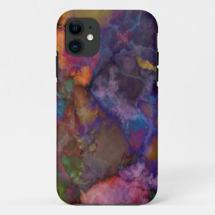 Peacock Ore Chalcopyriet Marble iPhone 11 Hoesje