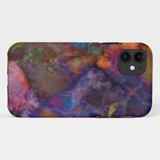 Peacock Ore Chalcopyriet Marble Case-Mate iPhone Case (Achterkant (horizontaal))