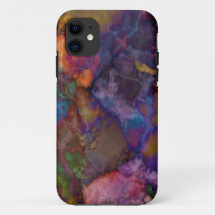 Peacock Ore Chalcopyriet Marble Case-Mate iPhone Case