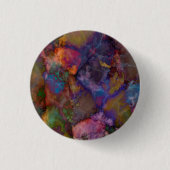 Peacock Ore Chalcopyriet Marble Ronde Button 3,2 Cm (Voorkant)