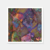 Peacock Ore Chalcopyriet Marble Servetten (Voorkant)