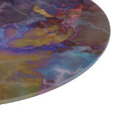 Peacock Ore Chalcopyriet Marble Snijplank (Hoek)