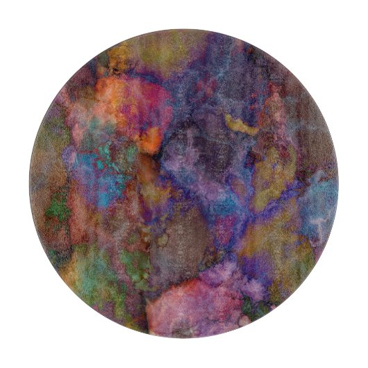 Peacock Ore Chalcopyriet Marble Snijplank (Voorkant)