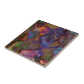 Peacock Ore Chalcopyriet Marble Tegeltje (Zijkant)