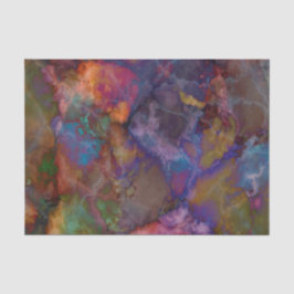 Peacock Ore Chalcopyriet Marble Tissuepapier