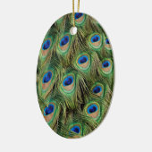 Peacock Oval Ornament (Links)