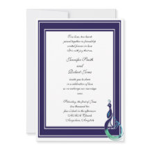 Peacock Paarse, Blauwgroen, groene bruiloft uitnod