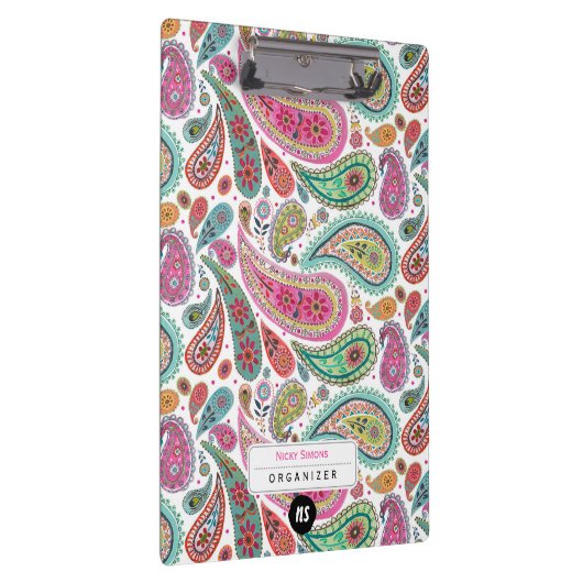 Peacock Paisley | Klembord (Rechts)