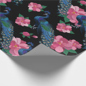 Peacock-pakpapier Cadeaupapier (Hoek)