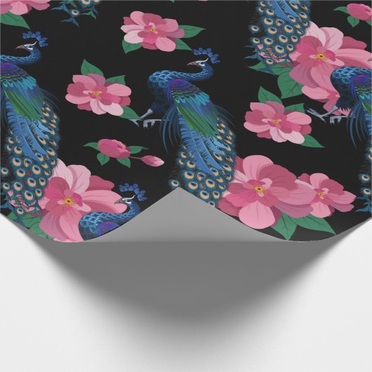 Peacock-pakpapier Cadeaupapier (Hoek)