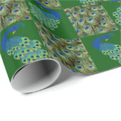 Peacock-pakpapier Cadeaupapier (Rol Hoek)