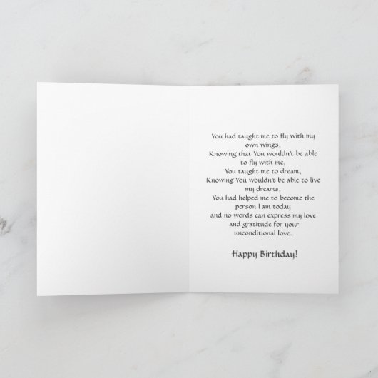 Peacock Pap Birthday kaart serendipity royal bird (Binnen)