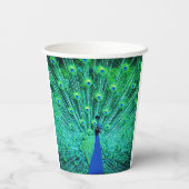 Peacock Papieren Bekers (Achterkant)