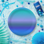 Peacock Papieren Bordje (Feest)