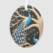 Peacock Paradise Acryl Ornament (voorkant)