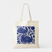 Peacock Paradise Tote Bag (Achterkant)